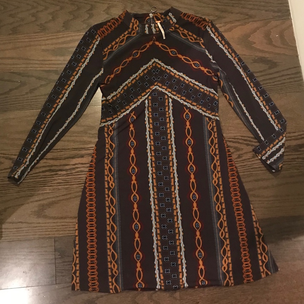 Free People Long Sleeved Dress/ Never Worn